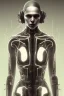 Placeholder: cyberpunk, white latex body, women, body portrai, open mouth, perfect skin, tron, cyborg , perfekt, real, dream, hr giger