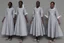 Placeholder: 4 suore africane con tunica grigia figura intera fino ai piedi