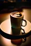 Placeholder: Portrait of a cup of coffee, 50mm, DSLR, ISO 8000, film-grain