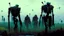 Placeholder: Bio-engineered undead cyborg army, marching machine soldiers, creepy landscape, techno gothic visual composition, science fiction painting, Denis Sarazhin, Quint Buchholz, Simon Stålenhag, Neil Blomkamp, Frank bowling, Christopher Shy, Alejandro Burdisio, RAW, gritty high contrast atmosphere, dark sci-fi horror art, gripping and suspenseful, vivid, grunge neon overlay, narrative art, textured, tenebrism, asymmetrical lighting, surreal horror, gestural, retro futuristic, blizzard like condition