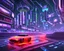 Placeholder: a cityscape inspired by the inside of a computer, streets and buildings made of circuits, data cables, and other electronic components, futuristic unprecedented cars on the road, cyberpunk, realistic, intricately detailed, neon lighting, vivid colors