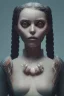 Placeholder: wednesday addams, hyper detail, octane render, unreal engine 5, 8k resolation