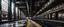 Placeholder: interior of abandoned subway terminal, liminal space, subliminal vibe, steely cold colors of deep ultraviolet, steel gray, beige and black, sporadic tint ink leaks, perfect verticals, amazing parallels