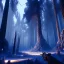 Placeholder: epic horrific wasted forest in night with black shade, 8k resolution, ultra hyperdetailed, Unreal Engine 5, ultra colourful, very small details, realistic