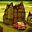 Placeholder: the style of Bernard Buffet Modifiers: extremely detailed intricate details beautiful fantastic view 4K 3D crisp quality Unreal Engine colourful Jacek Yerka acrylic art bernard buffet Started from image: