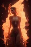 Placeholder: portrait of samantha prince set in fire, cinematic lighting, photorealistic, ornate, intricate, realistic, detailed, volumetric light and shadow, hyper HD, octane render, unreal engine 5 insanely detailed and intricate, hypermaximalist, elegant, ornate, hyper-realistic, super detailed --v 4