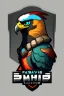 Placeholder: Gaming falcon avatar logo design