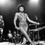 Placeholder: wild Eartha Kitt on stage at concert taratata, in leopard leotard