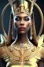 Placeholder: Beautiful pharaonic queen, pharaonic dress, clear features, too many details, 4k, 8k, portrait, 3d, fantasy