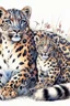 Placeholder: Leopard with cub in watercolour,elegant extremely detailed intricate hyperdetailed vibrant beautiful award winning colourful very cute line art Arthur Rackham Watercolour Tim Burton elaborate Anton Pieck pastel colours Thomas Wells Schaller Watercolour and ink