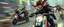 Placeholder: robotic ai pirate nepotism in the style of fallout 4 hi speed rocket ship on leaning scooter in a swing, coated rat gremlin captain in high speed pursuit among neon spy vs spy rat cyber soldiers, with background motion blur, airbrush and pen outline, in the style of Fallout 4 and Cyberpunk and GTA5, huge sun glasses with mirror reflection, tounge out