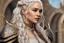 Placeholder: Emilia Clarke skich Oil cartoon artstyle , mother of dragon them, intricate details, highly detailed, high details, detailed portrait, masterpiece,ultra detailed, ultra quality