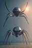 Placeholder: tent with poles like the legs of a spider,8k,sharp focus, trending art, depth of field