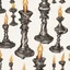 Placeholder: candlestick with burning candles from the movie Beauty and the Beast on a light background