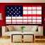 Placeholder: American flag interior decorating