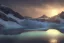 Placeholder: highly detailed glacial lake landscape, sunset, cinematic lighting, 4k, 8k, octane render, trending on artstation, pinterest, extremely detailed, ambient lighting, single frame