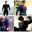 Placeholder: Henry cavil, superman, black suit