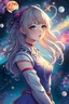 Placeholder: an image of a woman with colorful hair, anime girl with cosmic hair, girl in space, anime art nouveau cosmic display, dreamy psychedelic anime, anime abstract art, portrait anime space cadet girl, hiroyuki-mitsume takahashi, blonde girl in a cosmic dress, space art, beautiful anime art style, android jones and atey ghailan, cgsociety hyperrealistic, full body, detailed clothing, highly detailed, cinematic lighting, stunningly beautiful, intricate, sharp focus, f/1. 8, 85mm, (centered image compo