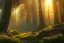 Placeholder: forest trees sunshine mountains