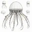 Placeholder: bones. A jellyfish robot