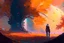 Placeholder: Autumn, sci-fi, galaxy, cinematic, otto pippel painting