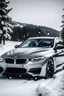Placeholder: bmw car at snow