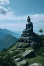 Placeholder: Buddha on a mountain top