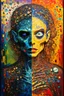Placeholder: "Liminal space" is a contrasting artwork with one half in a mashup of Klimt and Giger and the other a colorful blend inspired by Kandinsky