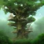 Placeholder: A giant tree in the jungle With a giant treehouse in it