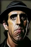 Placeholder: A portrait of Adriano Celentano, Caravaggio style