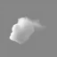 Placeholder: a tiny puff of delicate vapour, steam, plain solid color, monochrome, minimalist photography, hyper realistic, octane render, minimalist art, pantone