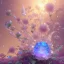 Placeholder: one big crystal subtle flower in a galactic ambiance with a beautiful fairy, transparent petals, delicate colors, in the foreground, full of details, smooth，soft light atmosphere, light effect，vaporwave colorful, concept art, smooth, extremely sharp detail, finely tuned detail, ultra high definition, 8 k, unreal engine 5, ultra sharp focus