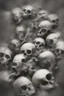 Placeholder: a blurry, distressing, haunting image of fractured skulls, scattered