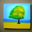 Placeholder: landscape tree painting abstract