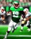 Placeholder: Boston Shamrocks American Football team, Magazine Cover, vintage, photo-realistic, hyper-realistic, sports, Football, action