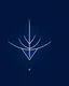 Placeholder: Minimalist logo design: stylized crown merged with sword silhouette. Single continuous line art. Royal blue and silver color scheme. Clean geometric shapes. Professional elegant style. Negative space design.