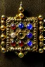 Placeholder: pectoral cuadrado con 12 gemas preciosas en el, colgado en el pecho de un sacerdote judio