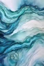 Placeholder: Alcohol ink art . Vibrant, fantasy, delicate, ethereal. Sea. Shades of blue, teal, aqua, turquoise, white. stripe waves . colorful beach. Background ink drip.