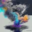 Placeholder: Create a composite depicting the allure of drugs through visually captivating elements like swirling smoke, vibrant colors, and intriguing patterns.