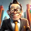 Placeholder: Cartoon by Gustavo Petro full body 4k