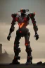 Placeholder: dark armor robot ai soldier mech dystopian scary gladiator predator monster