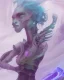 Placeholder: an ethereal and pastel alien creature, with shifting limbs and slender composition, is climbing through a strange wild landscape , highly polished, chrome airbrush style, dreamlike composition, color penciling color palette, surrealistic retro-futurism, rotoscoping, psychedelic pop aesthetic, Camilla d'errica, pop surrealism, highly detailed, arthur lismet, artstation, 1960s psychedelic drawing with art nouveau motifs, munch, vibrant, extra terrestrials art, vintage , anime