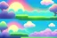 Placeholder: dawn parallax clouds and sky background for 2d horizontal platformer