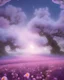 Placeholder: sakura, grand arbres fleuris bleu or mauve rose, étoiles, à l'aube, glossy, très beau paysage de neige, orchidées, cascades, papillons, etoiles, champignons, jolies fées volent dans l'air, très magiques, château d'or dans le lointain, portail ornementé