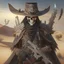 Placeholder: El Jefe de los Huesos: Un líder carismático de una pandilla de hombres esqueleto que controla una vasta región del desierto. Lleva una gabardina de cuero con remaches y tiene un sombrero de vaquero desgastado. Utiliza armas improvisadas hechas de huesos.