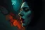 Placeholder: midle close human woman cry and howling, pain, thriller, alone, dark colors, sharp focus, surreal shapes, faded colors, dark mood, surreal, dramatic atmosphere. intricate, stunning textures , illustration by Juan Brufal, by Esté MacLeoad, Cyril Rolando, Hayoa Miyazaki