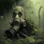 Placeholder: Overgrown, gasmask,