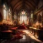 Placeholder: Endroit féérique de Noël dans une chapelle