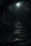 Placeholder: "Illustrate the harrowing journey of victims through a dark, labyrinthine network of chains and shadows, with a glimmer of hope breaking through."