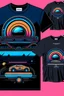 Placeholder: Take your customers on a trip through time with retro-futuristic visuals. Combine elements from the past and future to create a design that's both nostalgic and forward-thinking. Think art deco meets space-age or classic 80's neon meets sleek, modern lines. These T-Shirt Midjourney prompts will have your customers feeling like they've stepped into a time machine